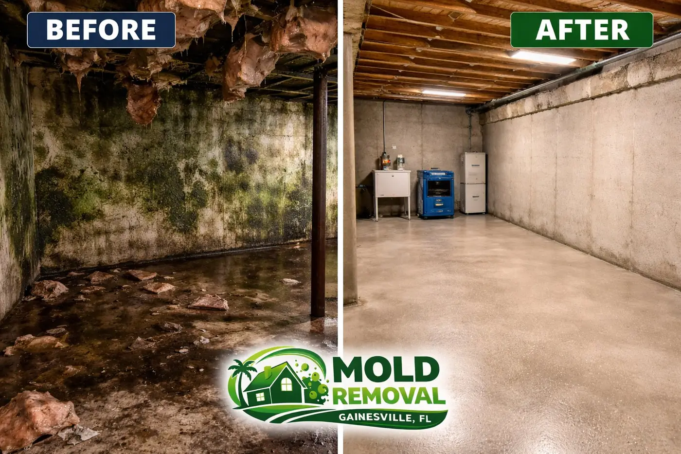 Crawl Space Mold Removal in Gainesville FL